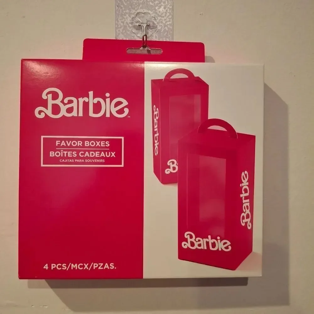 Barbie Party Set Of 8 Favor Boxes